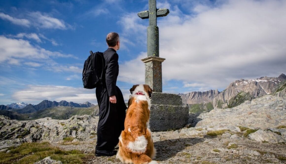 Gazing on Cross ready for action